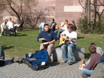 Jammin' by the wall