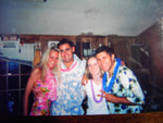 Katie, Me, Liz, and Brett     Sigma Chi Luau '03