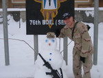 The Afghan Snowman