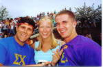 Brett, Barbie Minner, and Ryan at Little 5